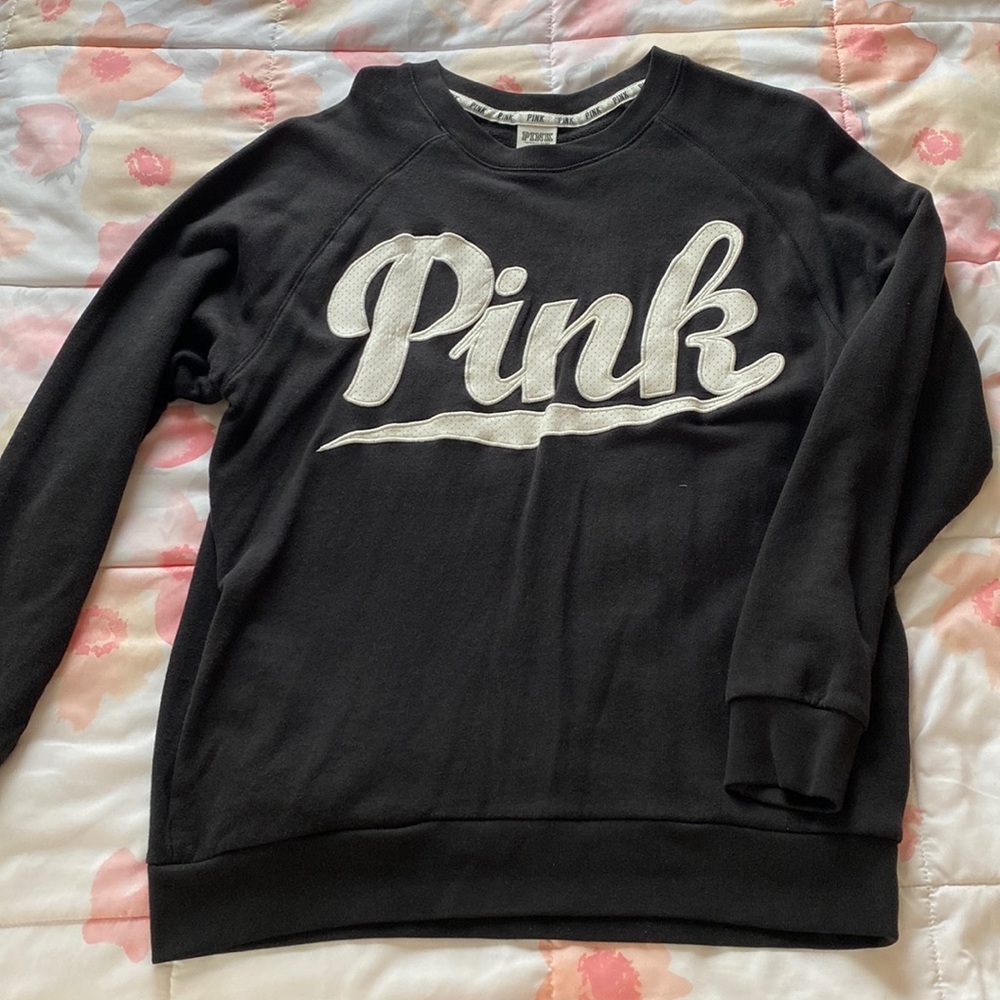 PINK Crewneck with Pockets